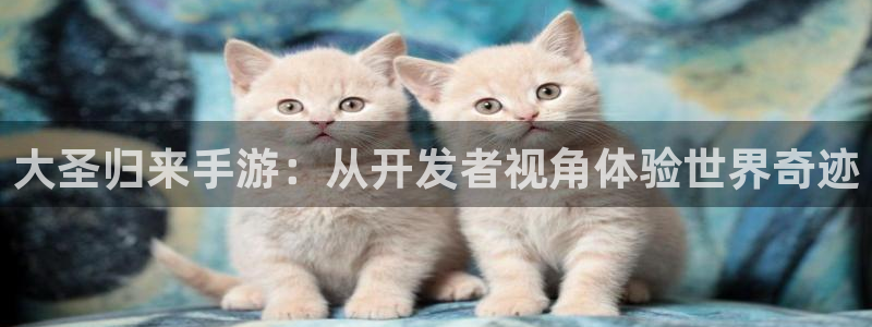 恒盛娱乐：大圣归来手游：从开发者视角体验世界奇迹