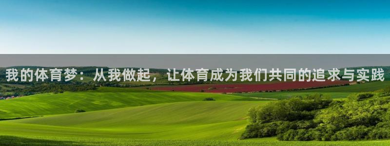 bbin视讯游戏平台：我的体育梦：从我做起，让体育成为我们共同的追求与实践