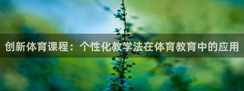 bbin视讯下：创新体育课程：个性化教学法在体育教育中的应用